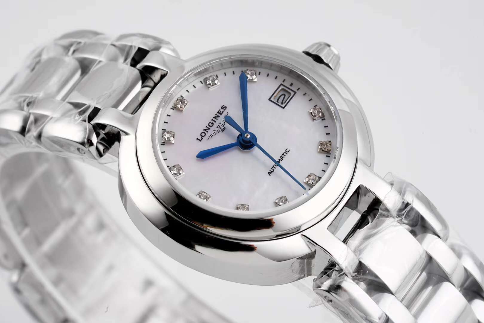 Primaluna MOP White Dial with D1am0nd Markers